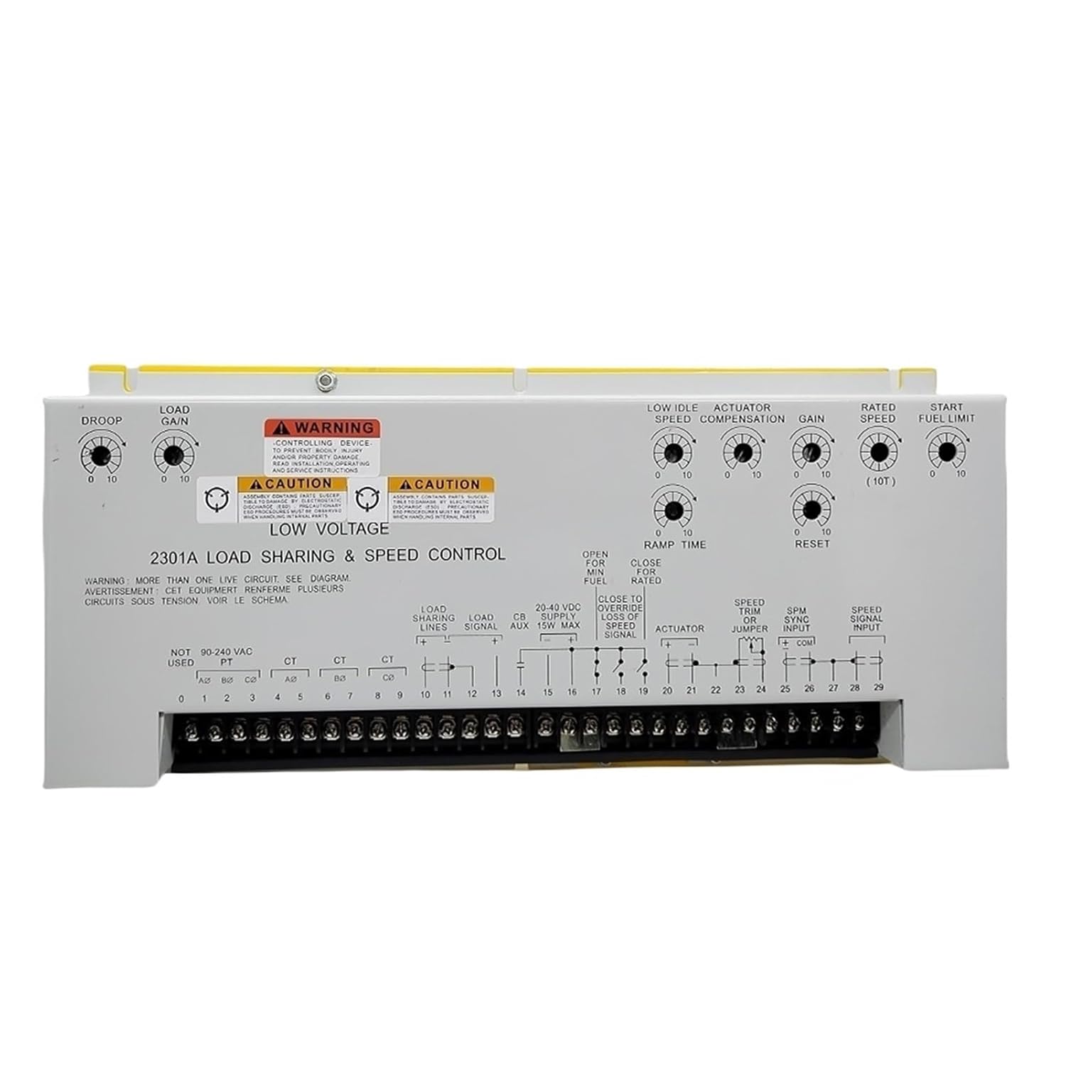 AEYRNPQ 1pcs 2301A 9907-018 Compatible With Speed Controller Speed Control Module Speed Governor(2301A 9907-018)