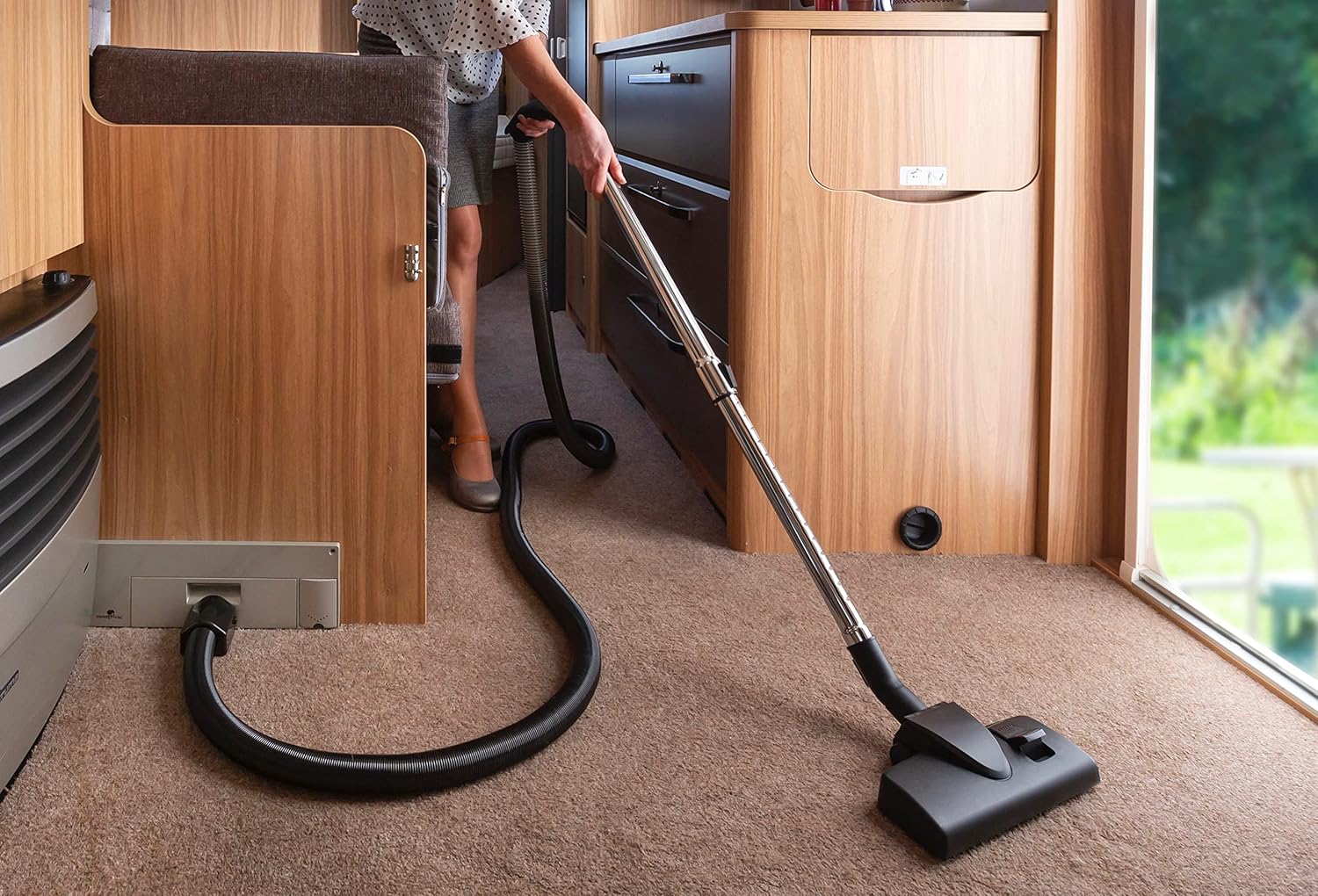 Sweepovac Big Kick Under-Counter Kitchen Vacuum, Silver