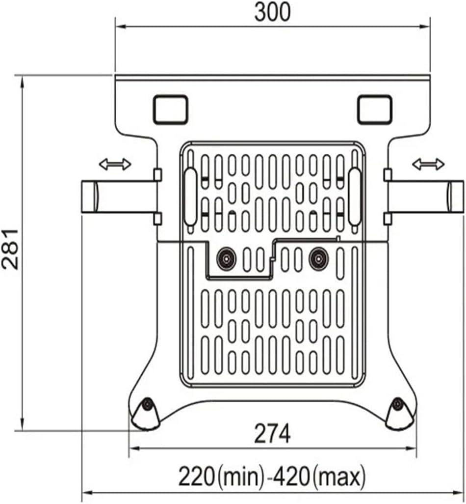 F160 10-17.3-inch Laptop Stand 360-degree Rotating 10-27-inch air Pressure Full Motion air Support LCD TV Desktop Screen Stand Monitor Desktop Stand(with USB Cable)