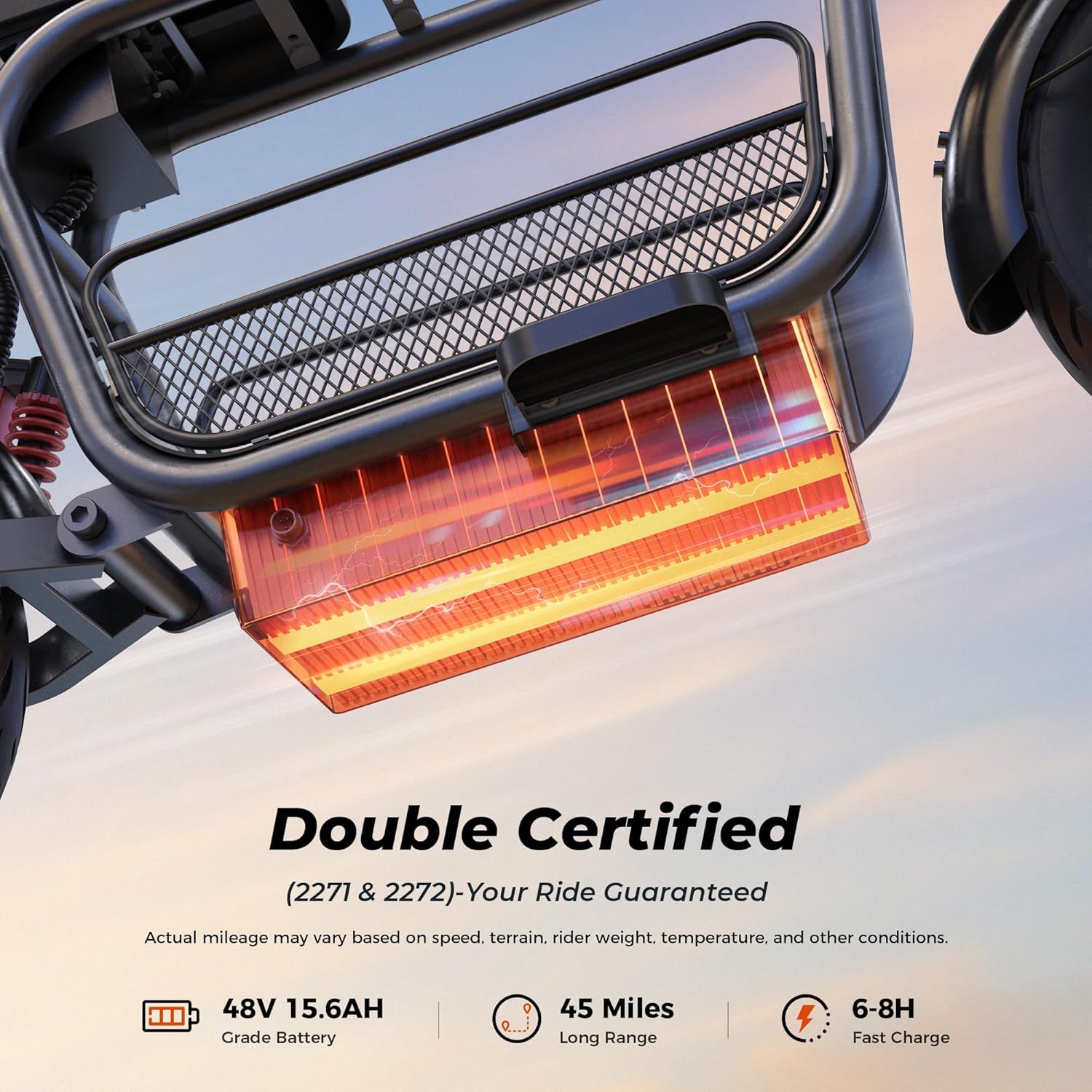 iScooter Adults Electric Scooter with Seat, 1500W Motor, 45 Miles Long Range, 35MPH Top Speed,15