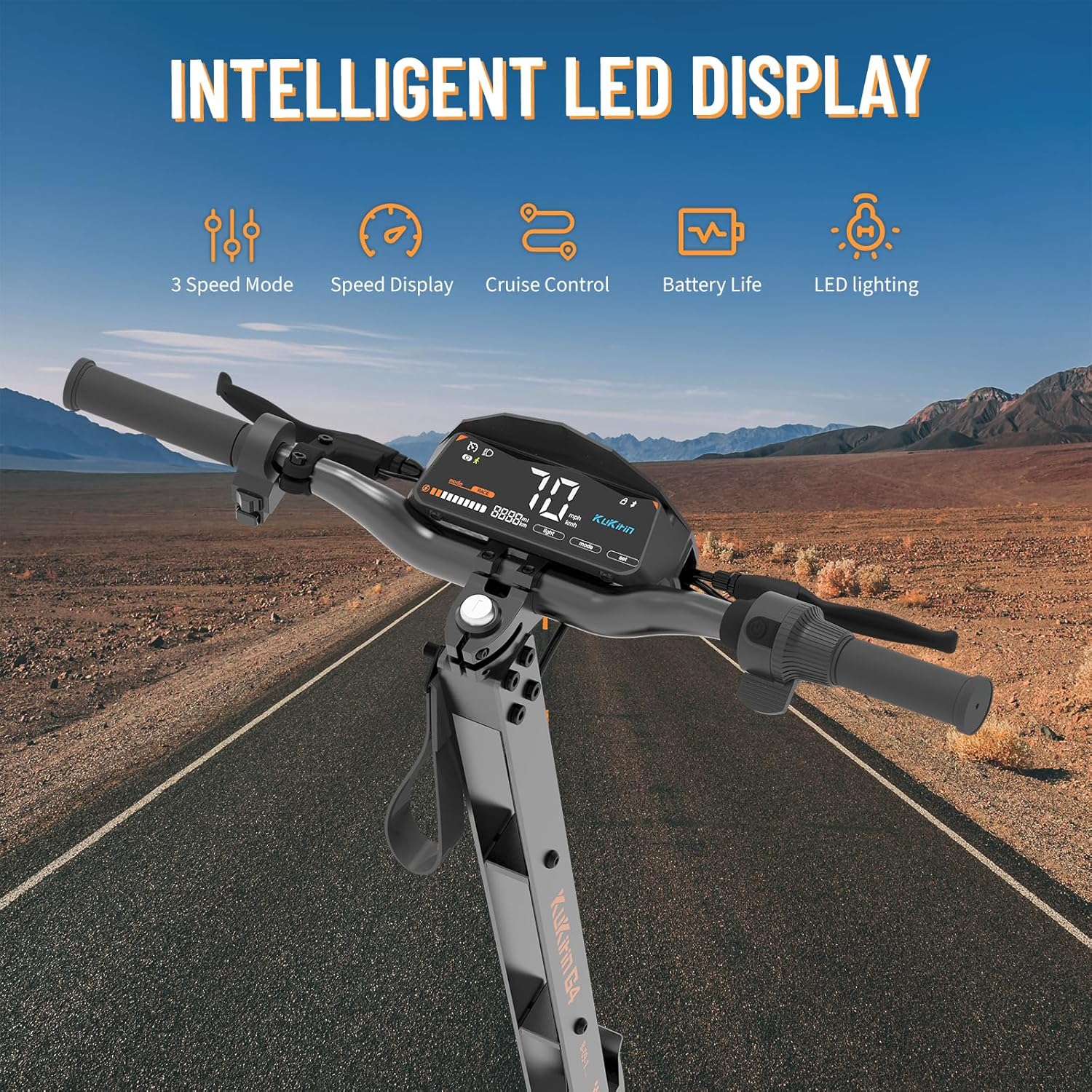 Kukirin G4 Electric Scooter for Adults, High Power 2000W Motors, Top Speed 43 MPH, 60V 20Ah Battery, 47 Miles Range 11