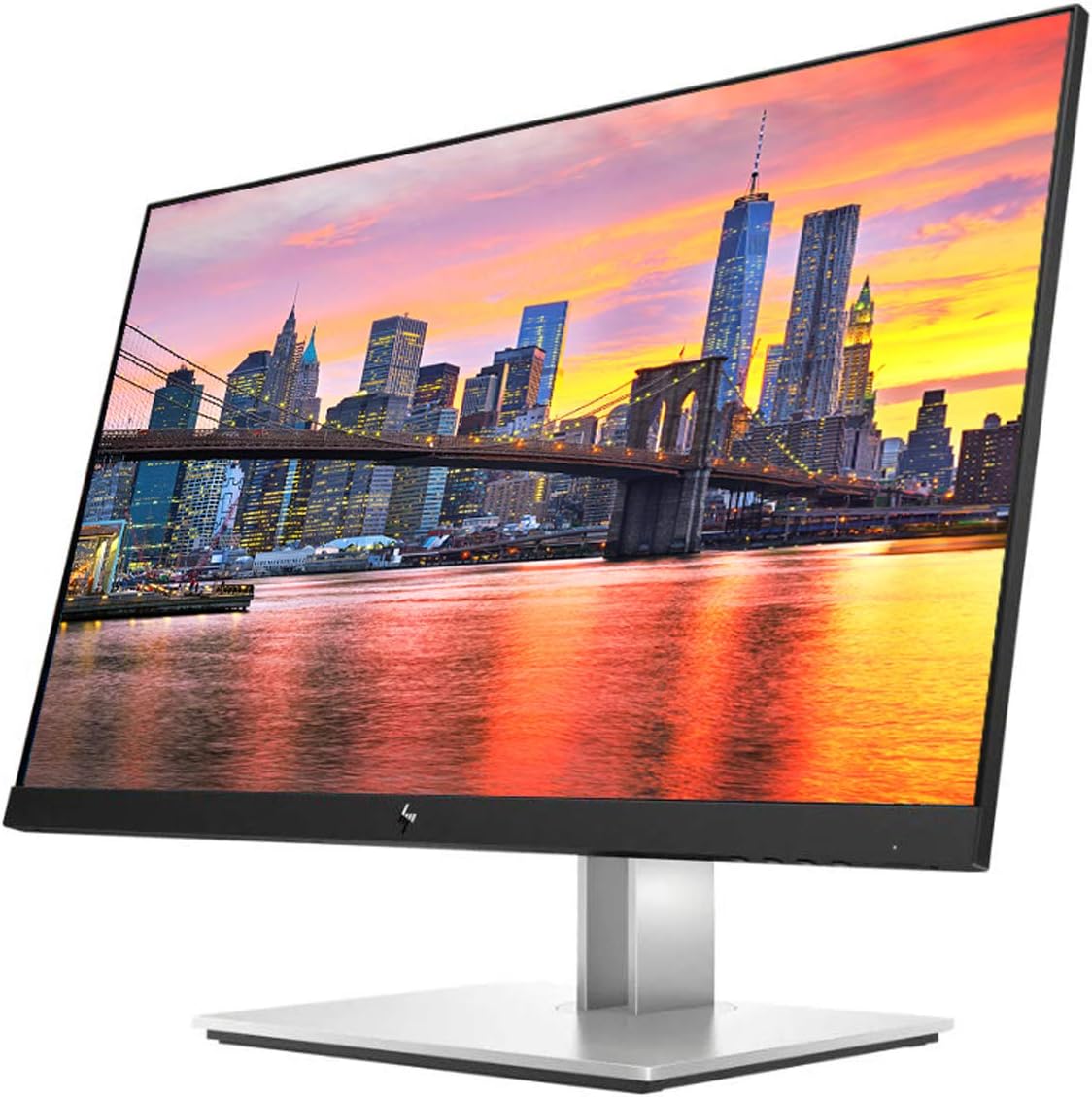 HP EliteDisplay E24q G4 24 Inch QHD IPS Office Monitor Bundle with HDMI, Blue Light Filter, Bluetooth Magnetic Pro Travel Friendly Speakers, MK270 Wireless Keyboard and Mouse, Gel Pads