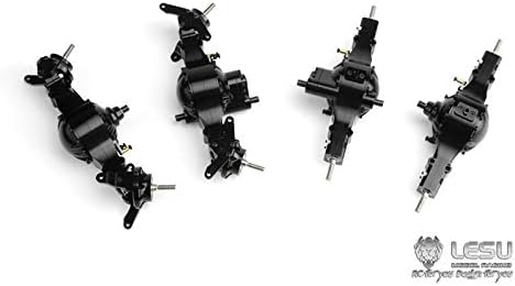 LESU 8 * 8 Front Rear Axles Differential Lock Metal for RC 1/14 Tractor Truck Accessories