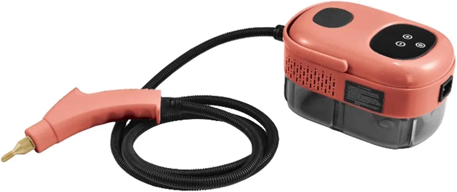 Taygate Handheld Cleaning Machine Handheld Steam Cleaner High Pressure Steam Cleaner 6 Gear High-Temperature Pressurized Steam Multifunction for Sofa Window Tile(Red)