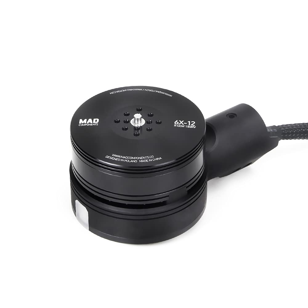 6X12 G-CCW 170kv/2270 Drone arm Sets MAD COMPONENTS Integrated Propulsion Combo for Turned Power System FOC(Field Oriented Control) multirotor Quadcopter Drone RC Hobby rig