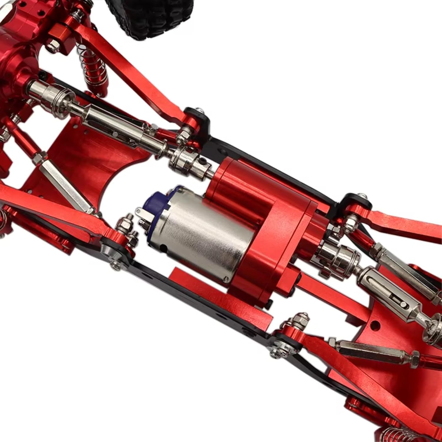 for WPL for B1 B14 B24 C14 C24 C24-1 C34 C44 C54 B16 B36 CB05s 1/16 All-Metal 2 Speed Transmission Gearbox RC Car Upgrades Parts RC Repair Parts(Silver and Servo)