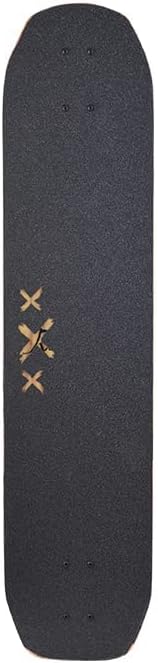 Longboard Skateboard, Freestyle Cruiser, Waterproof & Wood Construction, Cruise Skateboard and Longboard Decks, Lightweight Build (Rum Runner Convict V2 Complete Deck + Wheels)