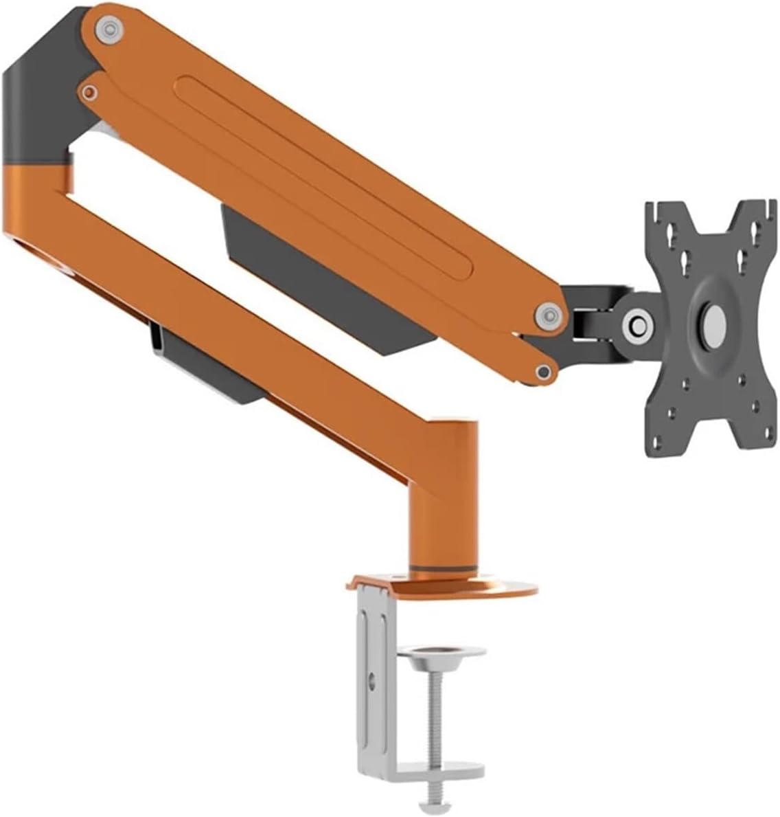 Single monitor stand, supports up to 34 inches, 10 kg per screen, computer desk stand, adjustable height, rotatable(A1C)