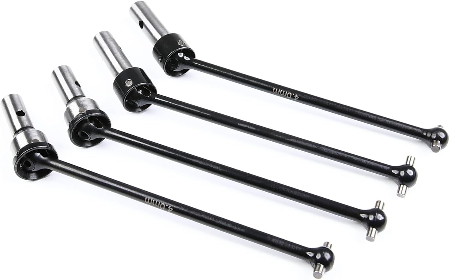 RC Car Transmission Shaft for TLR Race for LOSI for 8IGHT X-E 4WD 1/8 Metal Steel RC Car Driveshaft Front Rear Dog Bones Transmission Shaft RC Car Upgrade Part(Front and Rear)