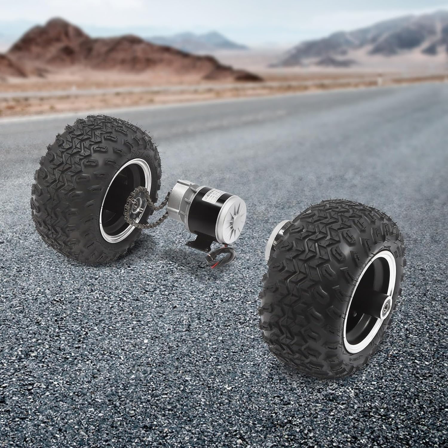 Dual Motor Drive Wheel Kit for Electric Scooter - 350W 10