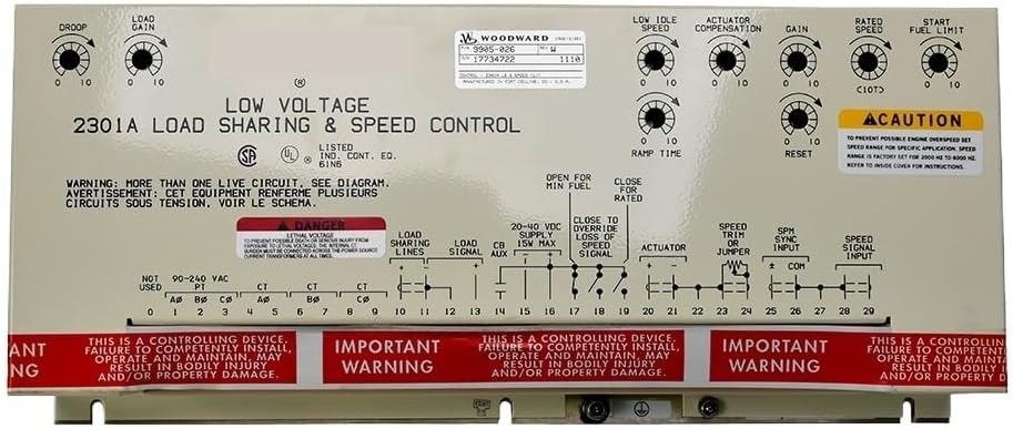 2301A 9905-026 Diesel Genset Speed Controller with Parallel Function 2301A 9905-026