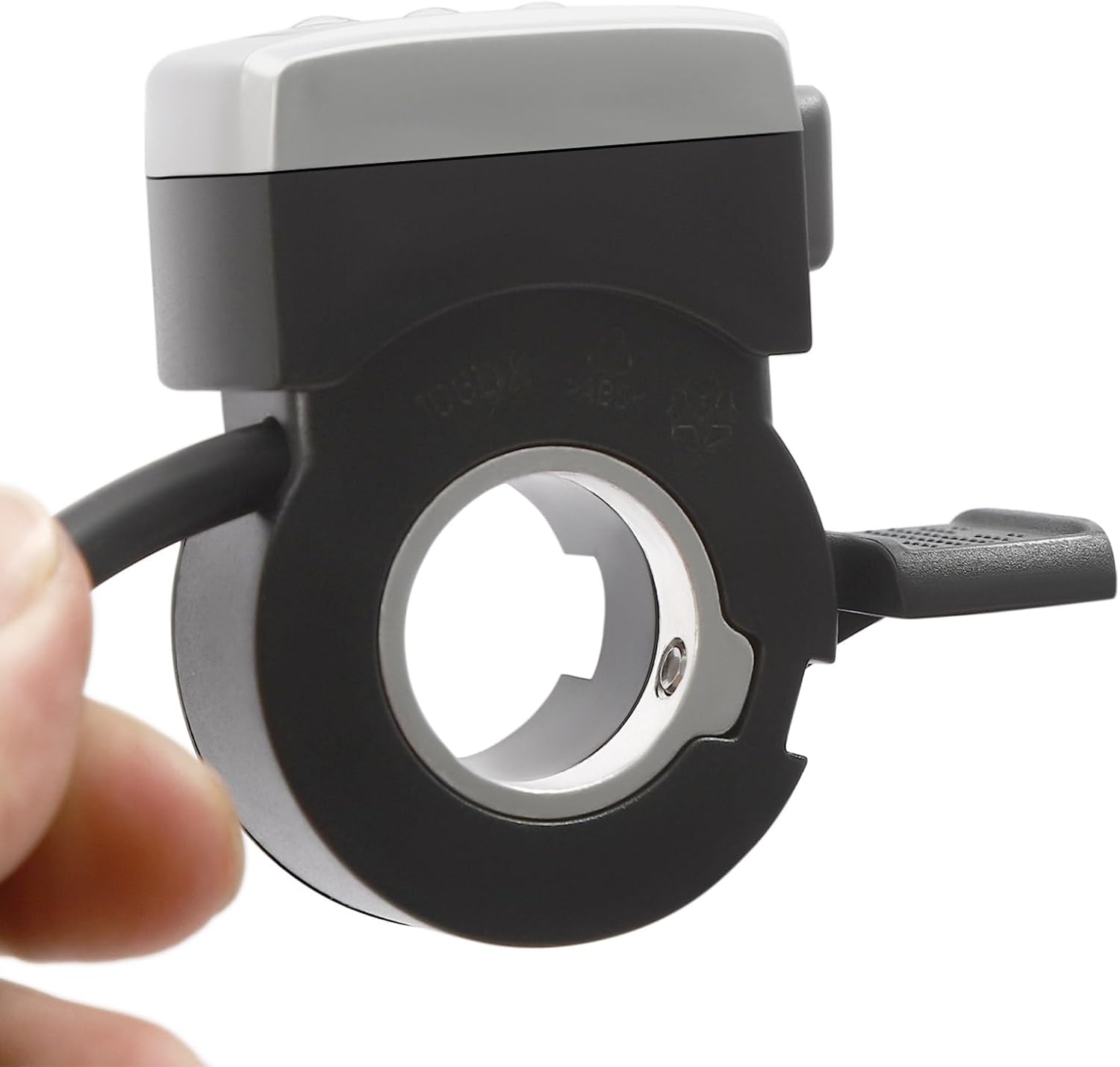 10 Inch Motor Drive Air Wheel Conversion Kit, 36v 350w Double Wheel Set for Electrical Beach Scooter, 2* Go-karts Engines with Thumb Throttle Reverse Switch Kit