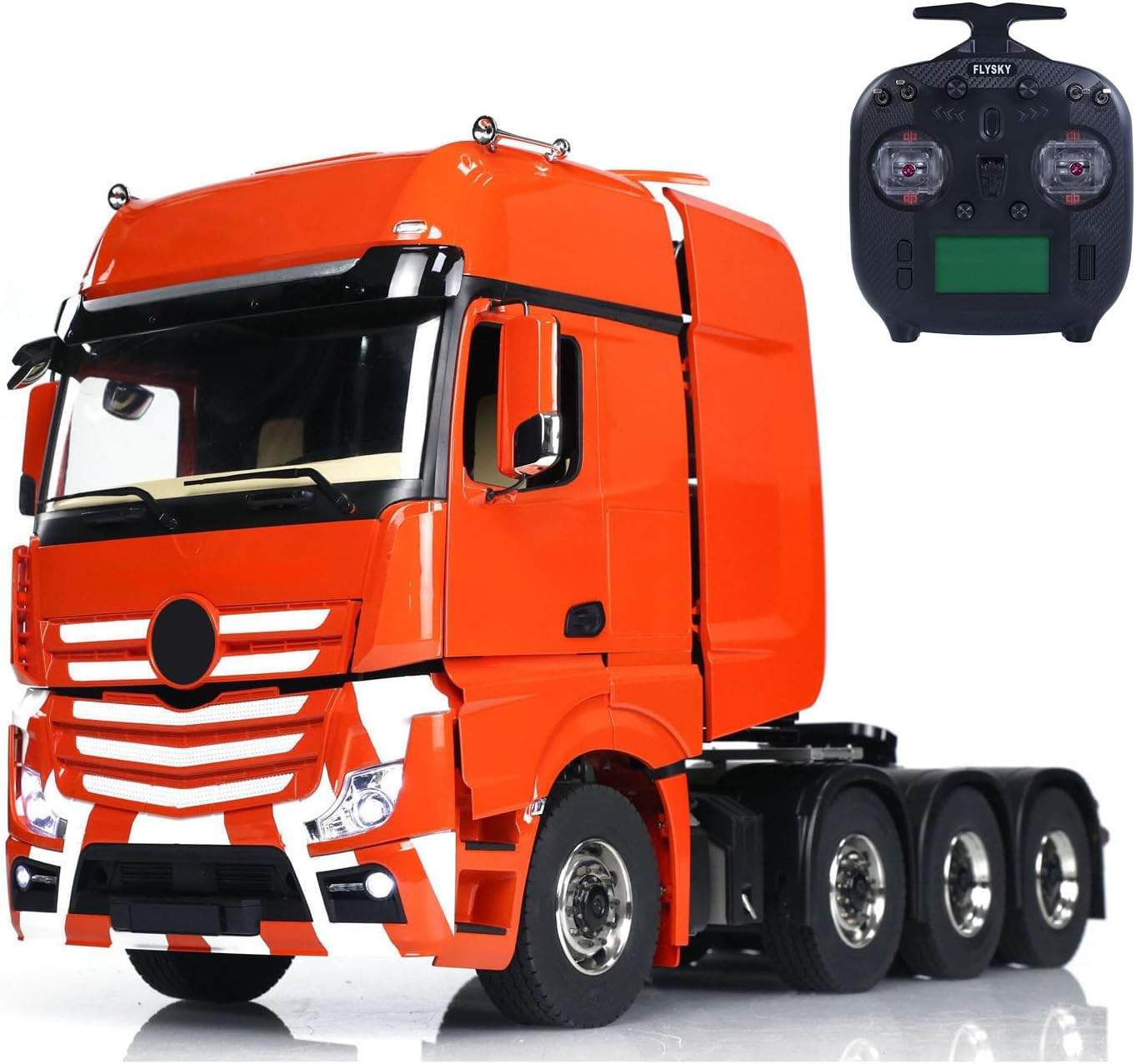 JDM Model 1/14 Metal 8X8 Rc Tractor Jdm-18 for Model Differential Lock Motor Servo