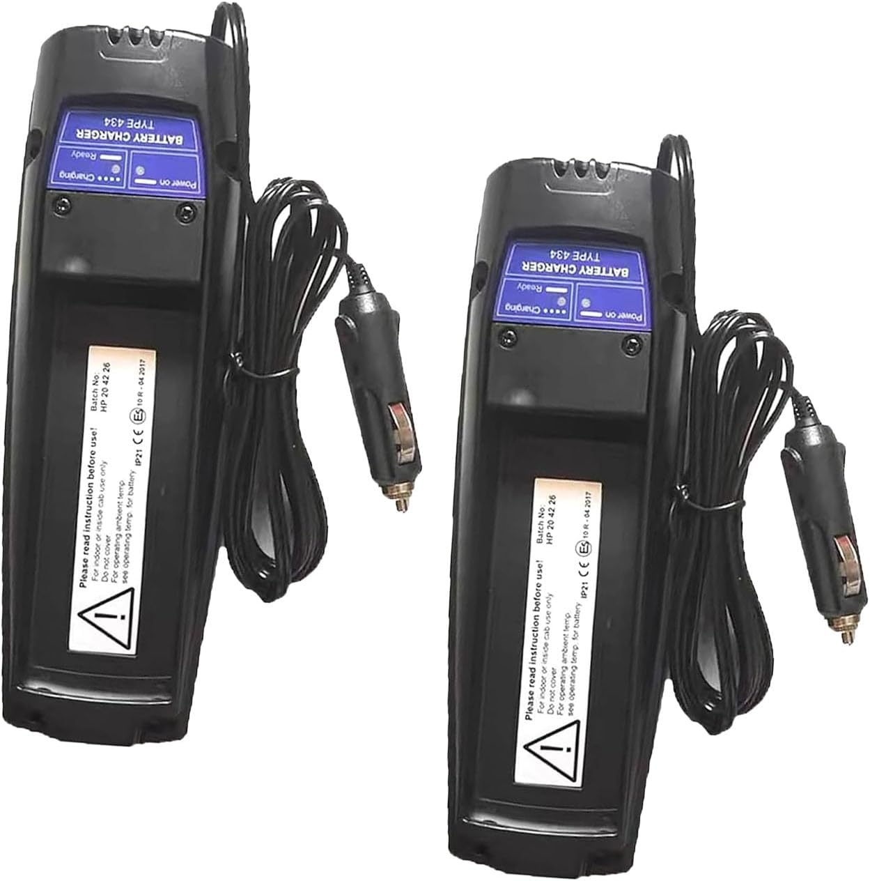 《2 Pack》10-24V Type 434 Battery Charger,Scanreco 592 Battery Charger for 7.2V Scanreco 590 592 593 EEA4291Battery