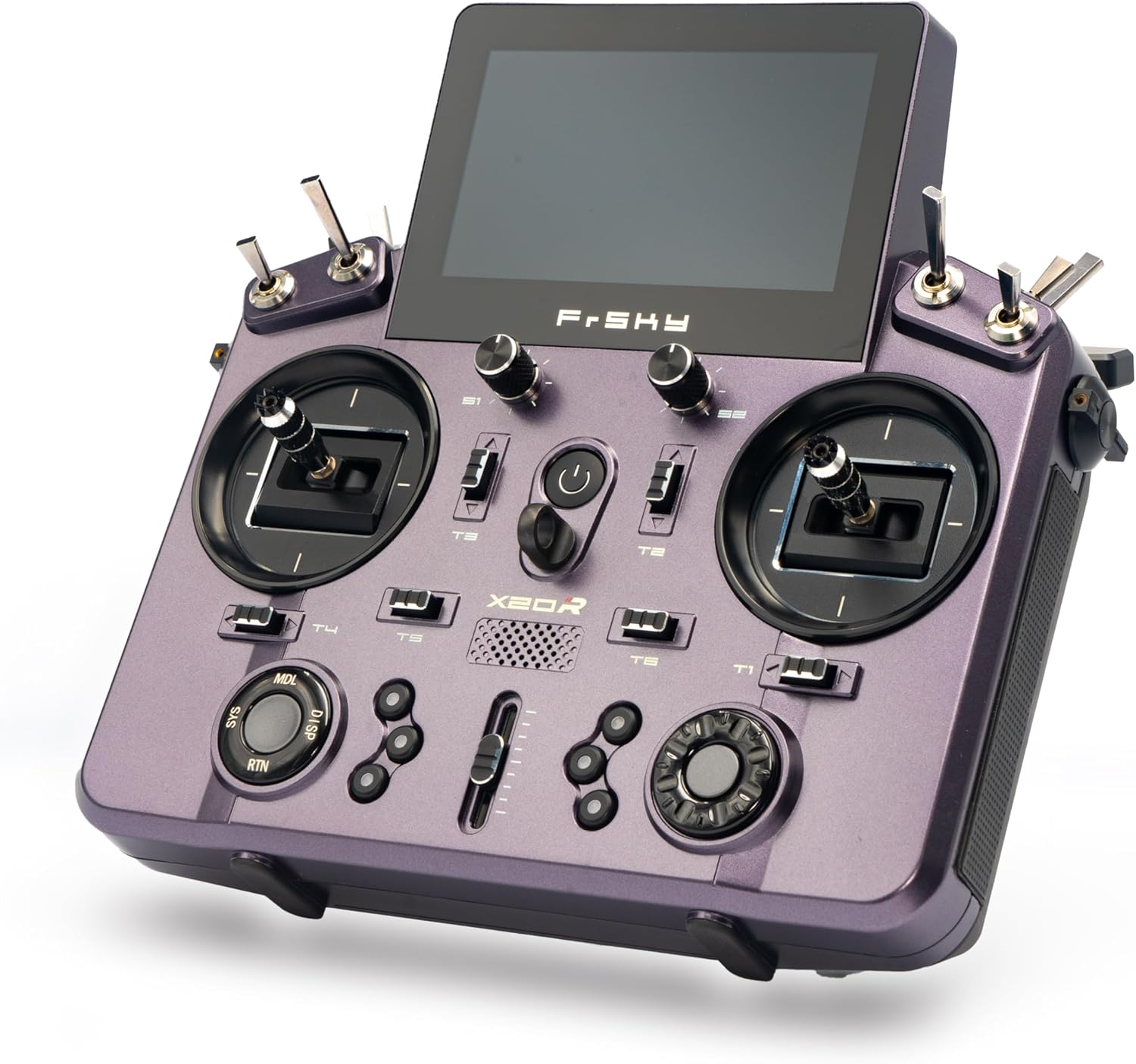 FrSky Tandem X20R Dual-Band 2.4G/900M Transmitter – Long-Range RF Link with Telemetry TD-ISRM Module 24CH Touchscreen ETHOS System for RC Fixed-Wing and FPV (Slate Gray)