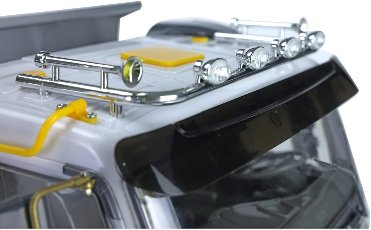 TOUCAN RC HOBBY 1/14 JDM Rc Model Metal Hydraulic 8X8 Rc Dumper Truck 2Speed Axles Differential Lock Sound