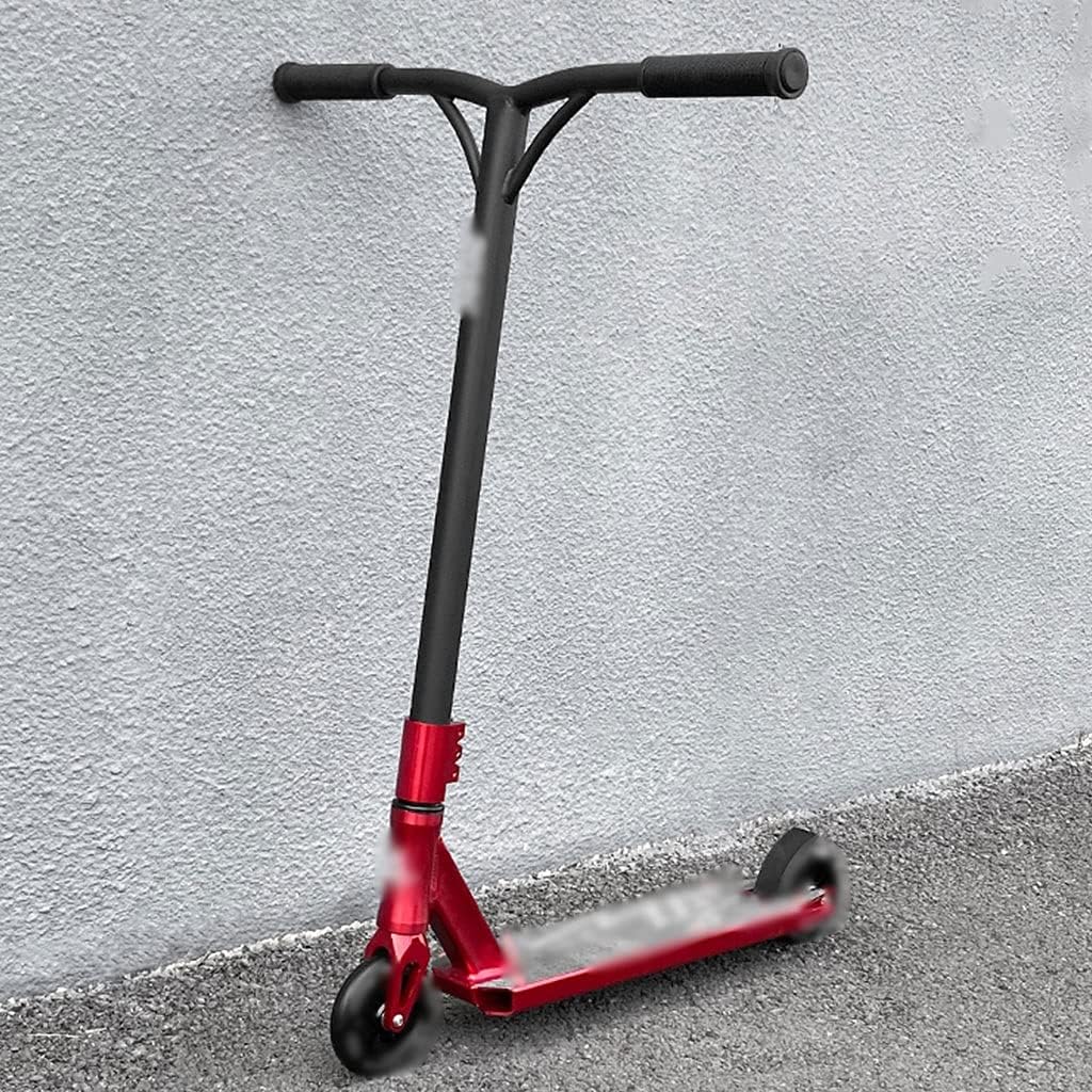 Scooters Kick Scooter for Adults Teens, Elite Pro Stunt Scooters, Freestyle Trick Scooter, Advanced Competition-Ready (Color : Red, Size : 51 * 59 * 86cm)