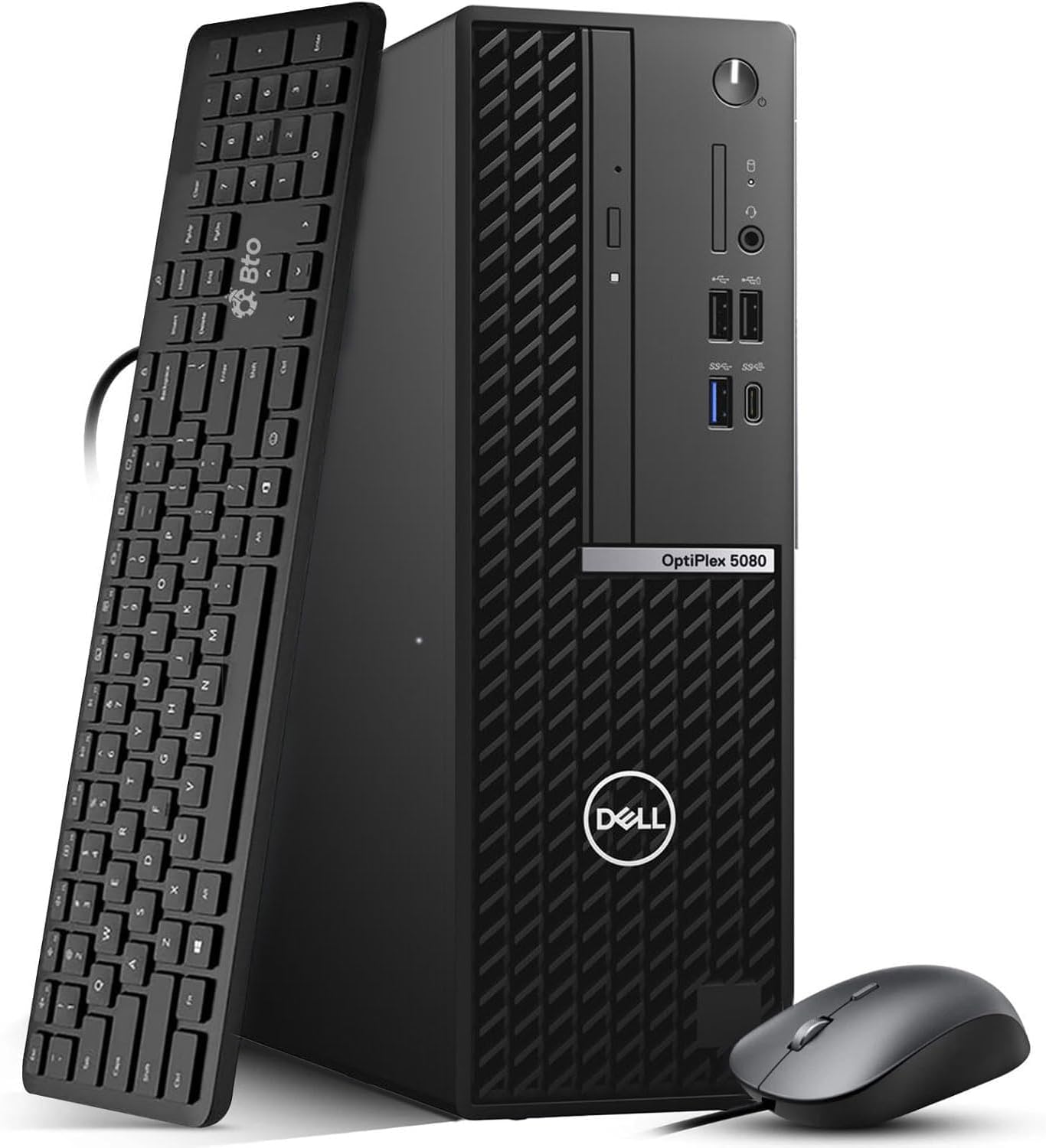 Dell OptiPlex 5080 SFF Desktop Computer PC – Intel Core i5-10500 10th Gen 3.10GHz – 16GB DDR4 RAM – 512GB SSD – Keyboard & Mouse – Built-in WiFi – DisplayPorts – Business PC – Windows 11 Pro (Renewed)
