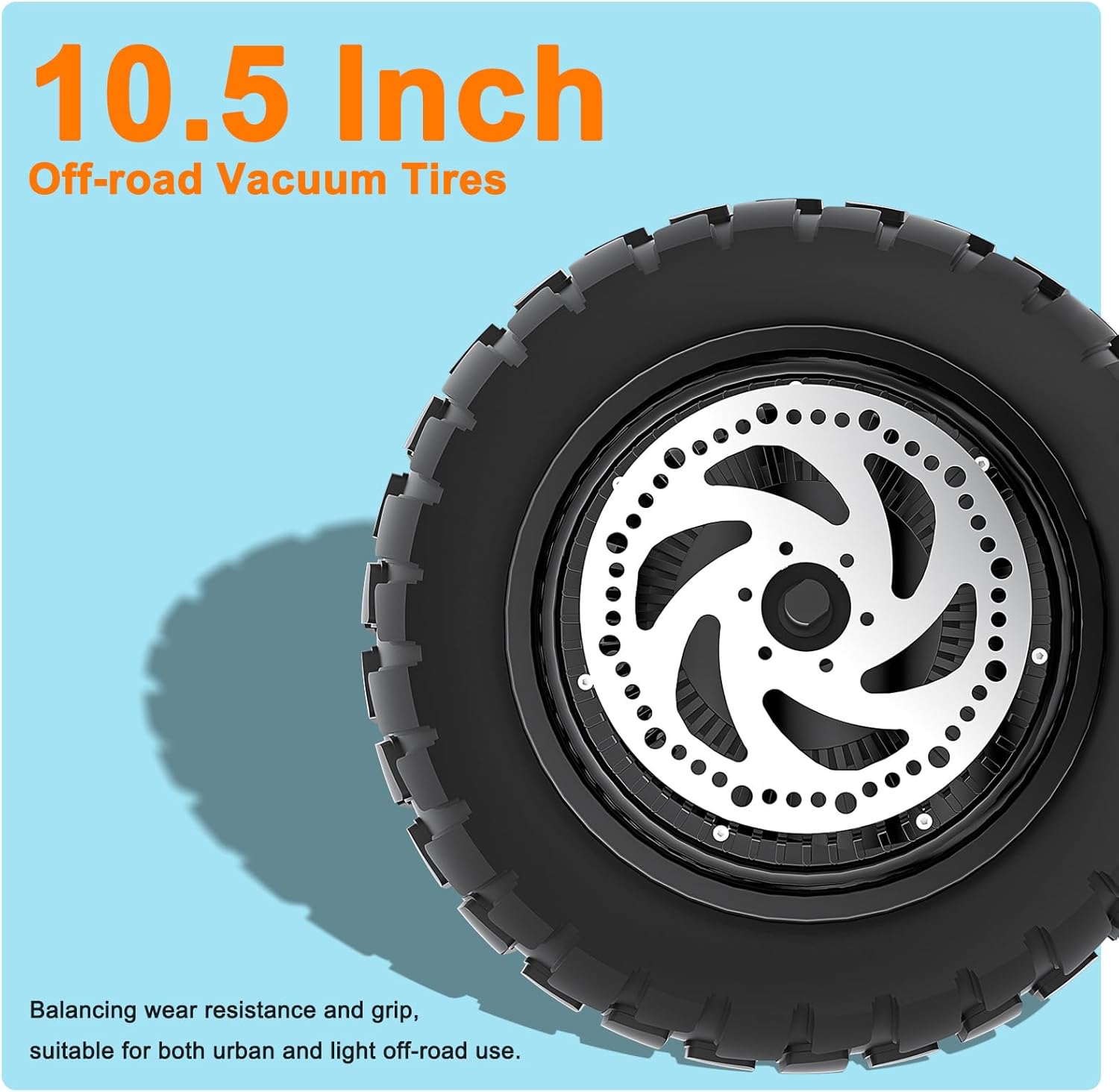 Ruitoo® Electric Scooter, 1000W/1600W/5600W Motor, Off Road Electric Scrooter Adults, 27/32/34/47Mph Top Speed, 28/35/44/50/53 Miles Max Range, Foldable E-Scooter Support Return