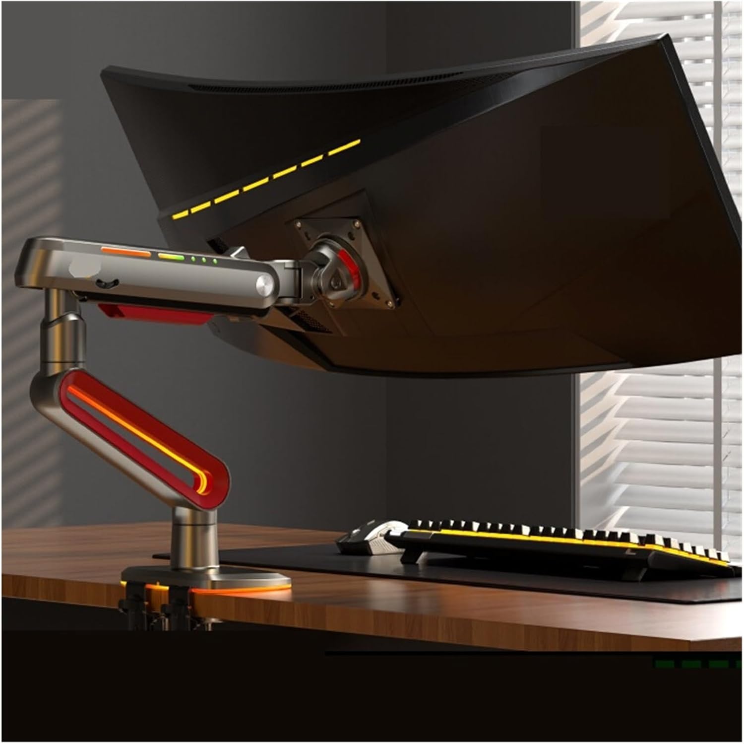 Monitor Stand e-Sports Mechanical arm Elevated Gaming Computer Lifting and Rotating Suspended L60 20kg Load-Bearing