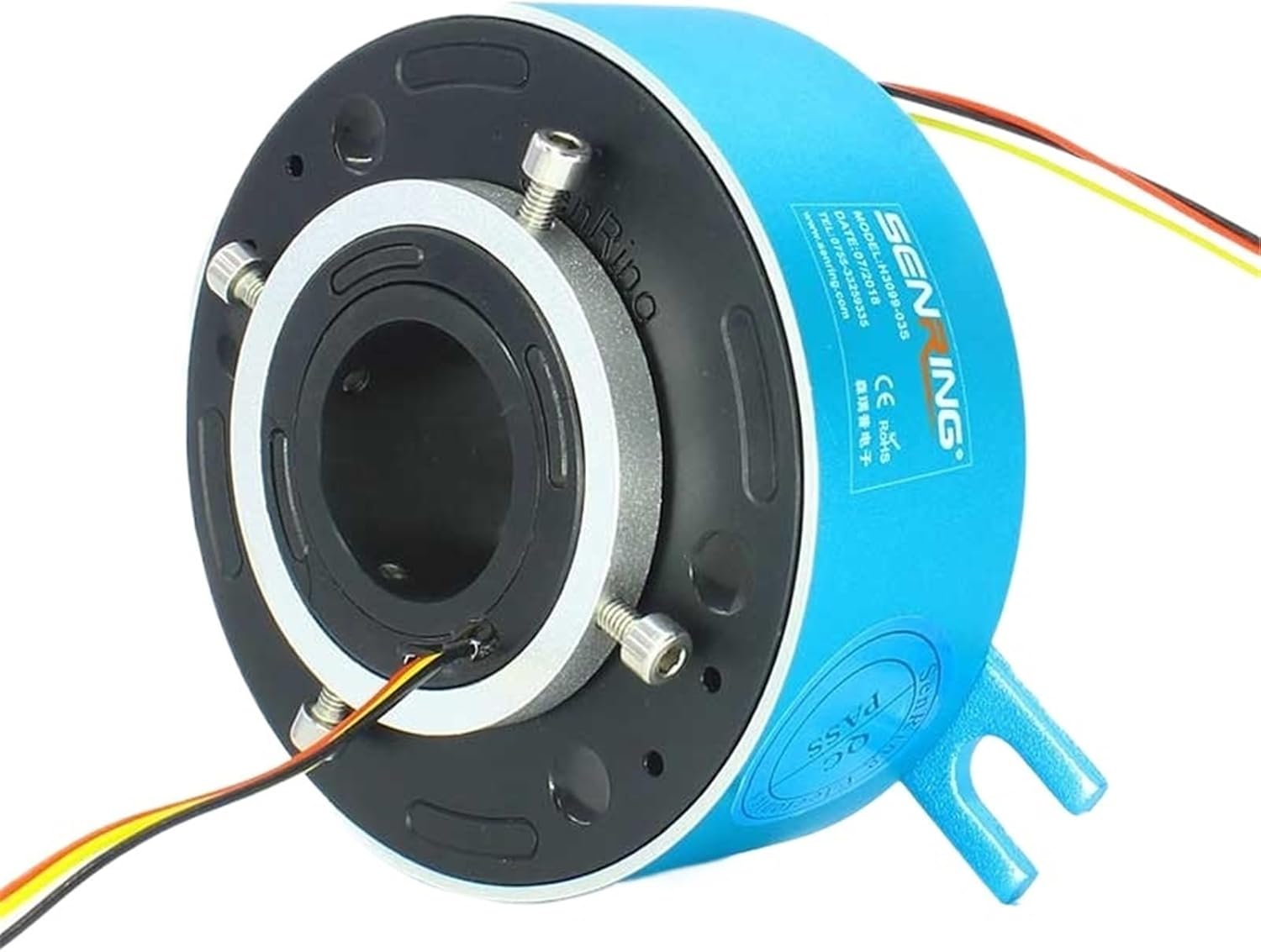 3 Wires Slip Ring of Bore Size 30mm Through Bore Slip Ring Rotary Unions Joints