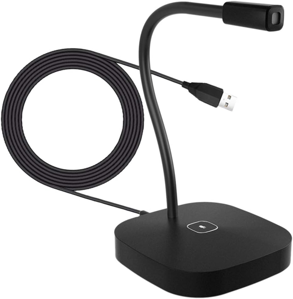 USB Computer Voice Microphone Conference Live Microphone with Mute PressButton Plug and Play