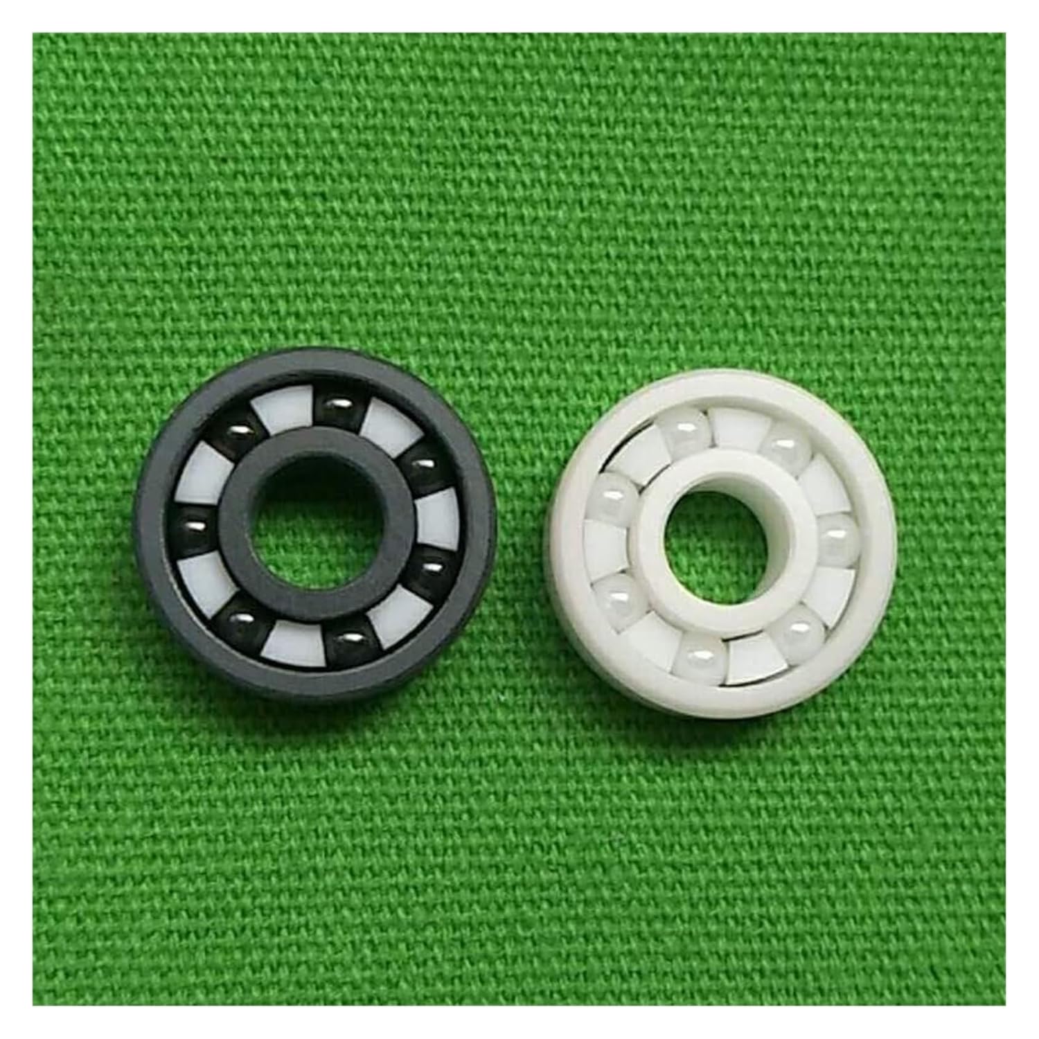 Bearings, Bearings Full Ceramic 608 Bearing ZrO2/Si3N4 Inline Speed Skates 7 Beads 608RS,Resistance to Under Heavy Loads(16 Pcs Black Ceramic)