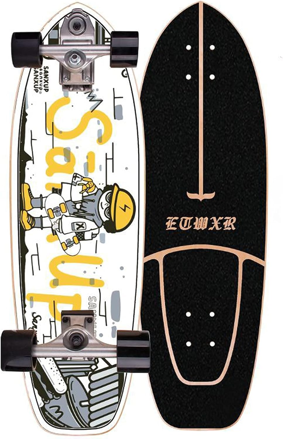 VOMI Land Surfing Skateboard 30