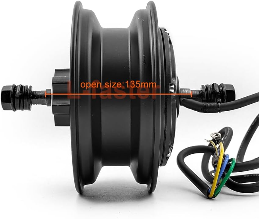 L-faster 48V 1000W Brushless Hub Motor with 11 Inch Tubeless Off Road Tyre for Mountain Scooter(with Road tire)