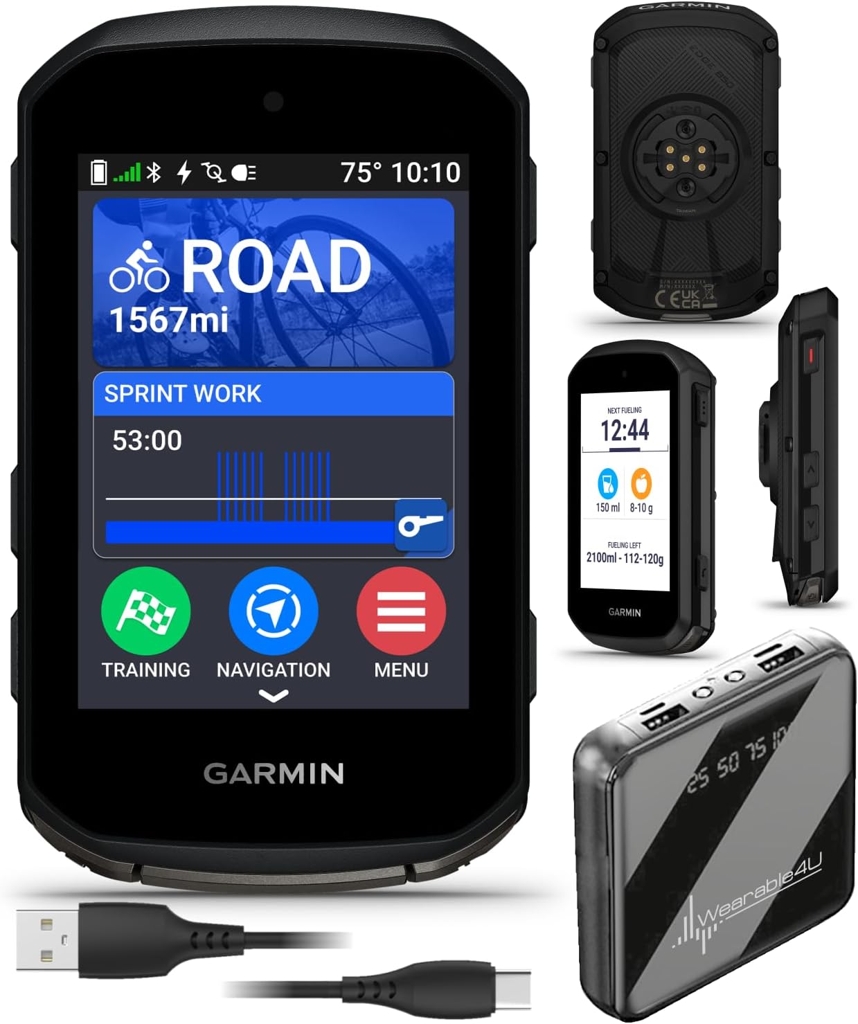 Garmin Edge 850 Compact GPS Cycling Computer 2.7