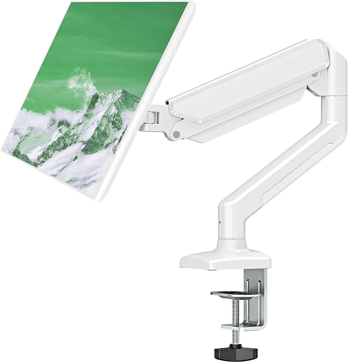 Aluminum Alloy Gas Spring Free Hovering Robotic Arm Bracket 13-32 Inch Support Base Screen Display Stand Desktop Storage(Size:LJ12A3-4-J/EZ- NC-36V)