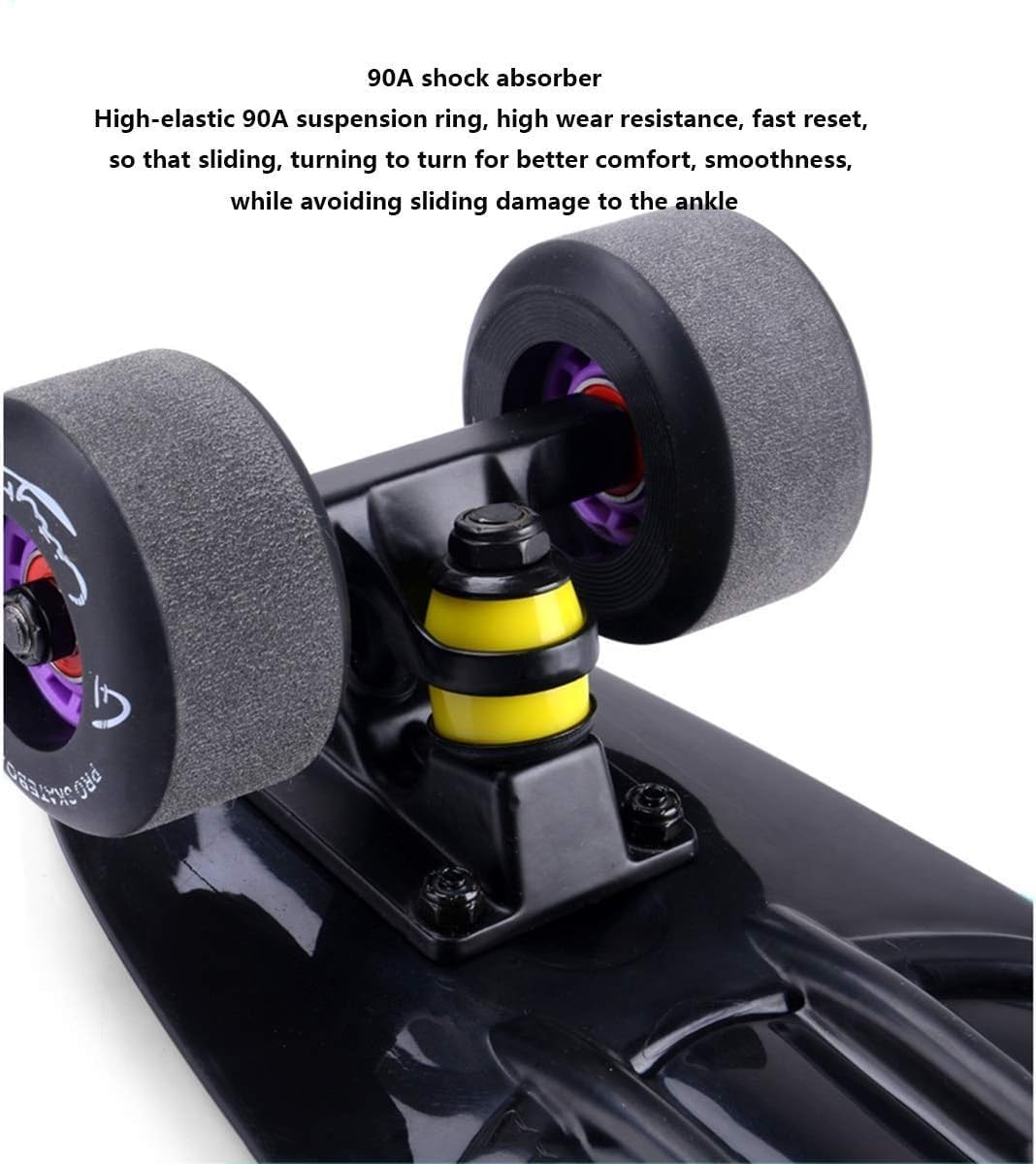 NAUTIG Magneto Complete Skateboard 7-Layer Canadian Maple Deck | Kids Skateboard Cruiser Skateboard | Skateboard for Beginners, Teens & Adults