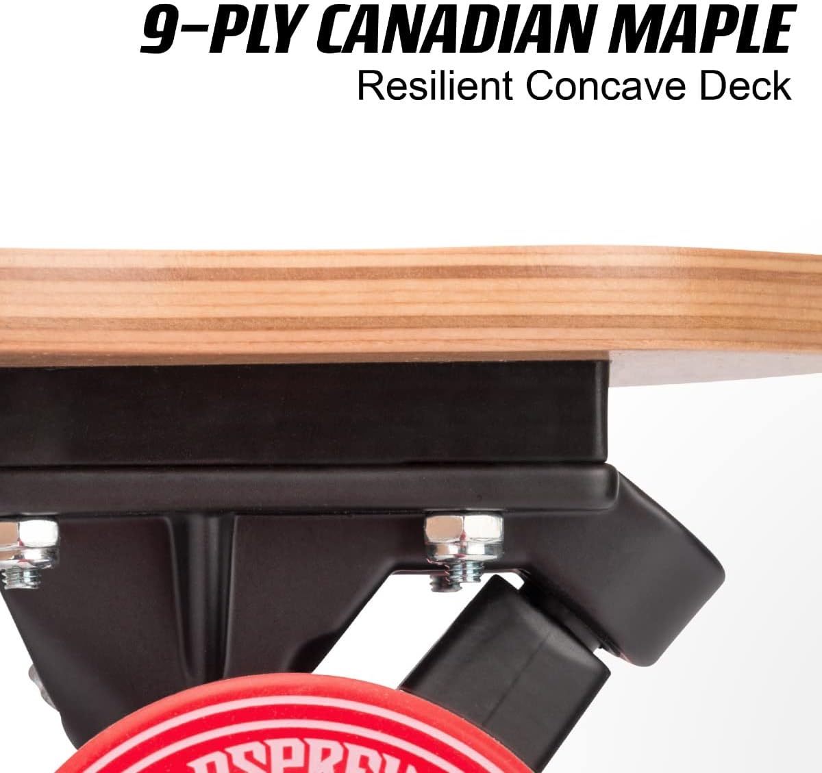 Osprey Twin Tip Longboards, Complete Skateboard- Multiple Styles