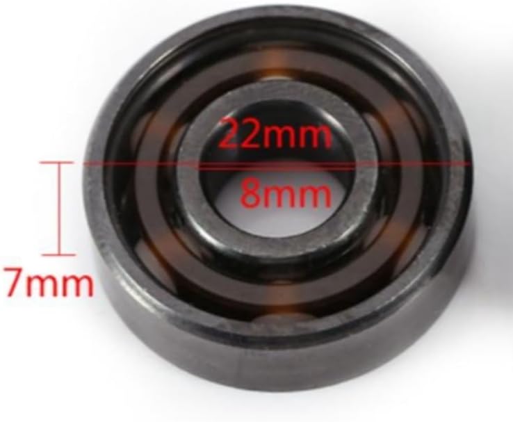 [spare part] 80Pcs Ceramic 608 Bearings 8X22x7mm ABEC-11 Hybrid 6 White Zro2 Balls Skateboard Bearing Skating Inline Roller