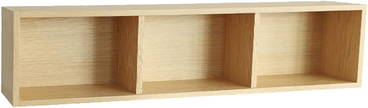 TOMYEUS Book Shelf Home Bookshelf Wall Hanging Multi-Grid Bookshelves Wooden Storage Rack Wall Decoration Rack for Bedroom, Living Room and Home Office Bookshelves (Color : A, Size : Large)