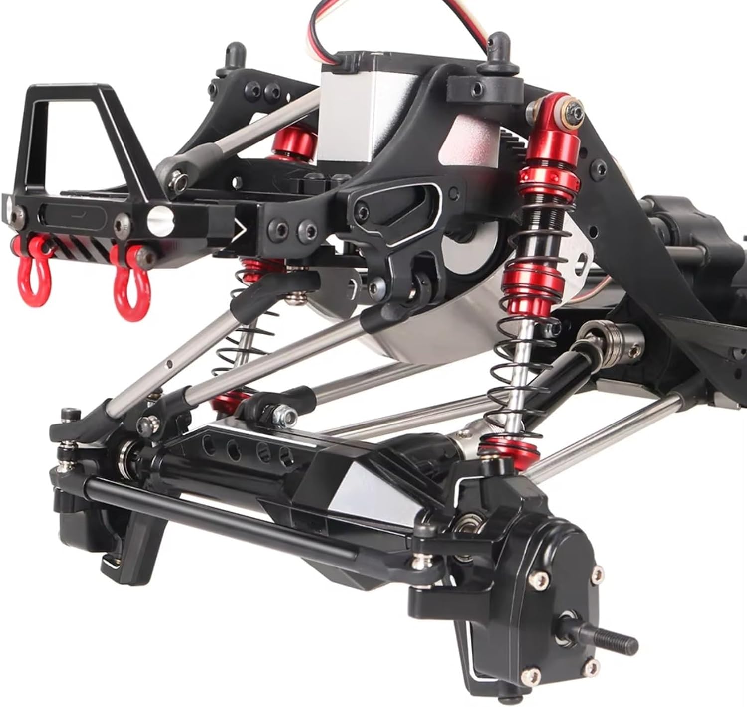 RC Axle Spare Parts For Axial For SCX10 PRO For Racing 1/10 CNC Aluminum Front Axle Upgrades Parts Accessories RC Crawler Car Machined