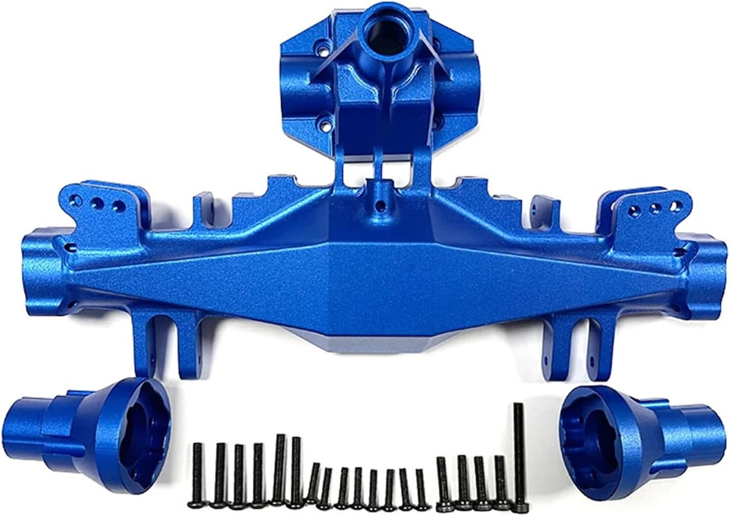 RC Vehicle Axles Compatible with LOSI for LMT 1/8 RC Car Part RC Car Accessories Aluminum Alloy Rear Axle Housing RC Upgrade Part Rc Rear Axle Housing(Color2)