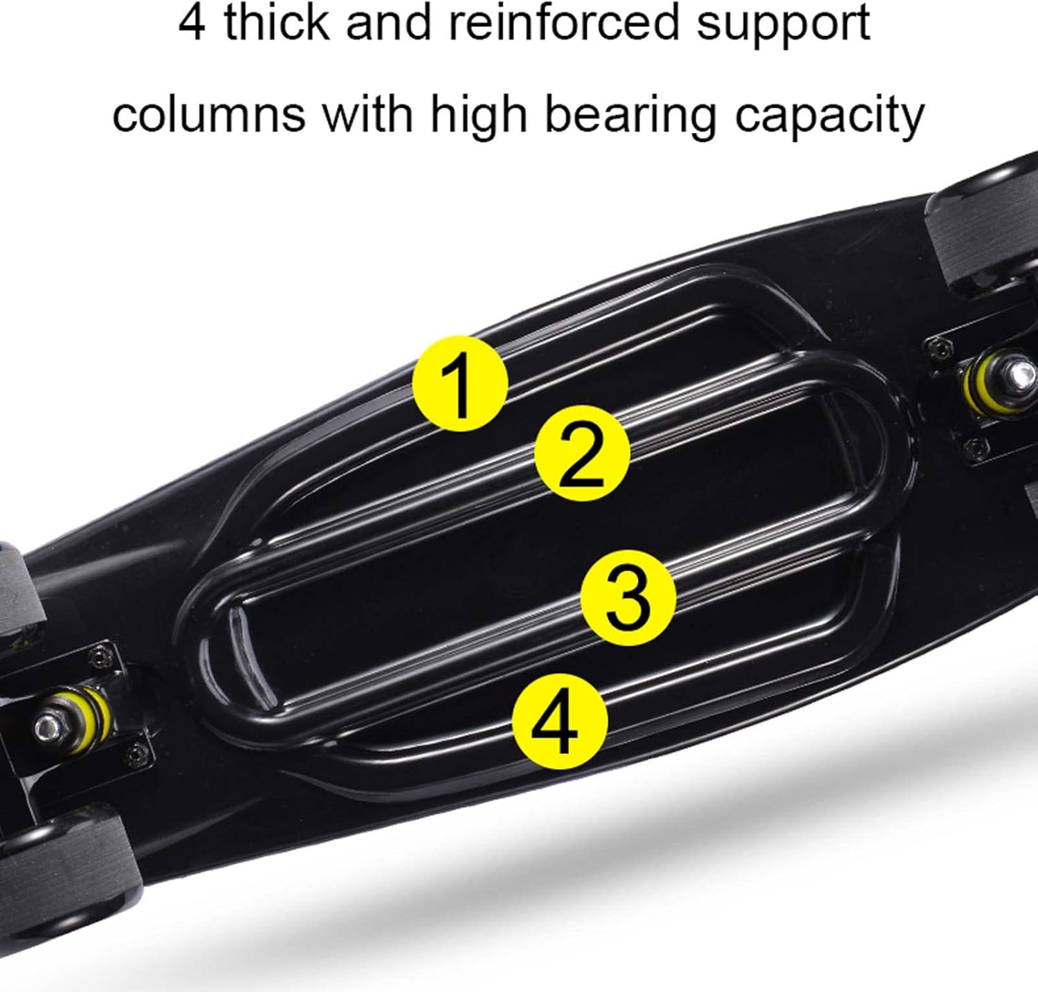 Complete Skateboard for Kids Teens Adults, 7 Layer Maple Double Kick Deck Concave Cruiser Trick Skateboards, Professional Standard Skateboard