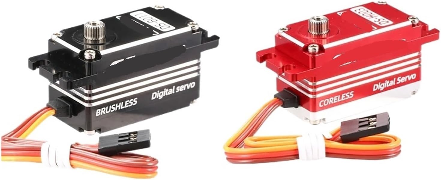 16KG/17KG Coreless/Brushless Short Body Servo Waterproof Digital Metal Housing Gear Motor(17KG Brushless Servo)