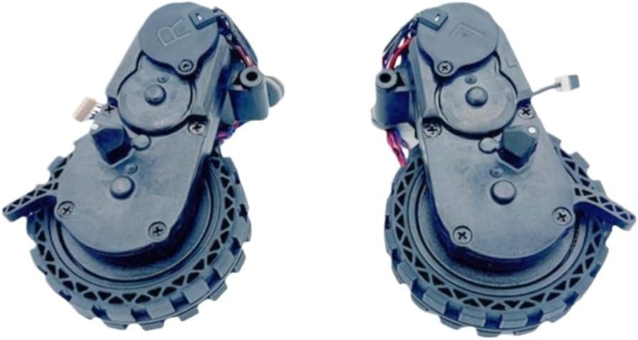 Compatible with Ecovacs Original Left and Right Roller Accessory Kit - for N8/N8 Pro/T8/T9/OZMO 950/920 Models - Durable Replacement Roller for Increased Vacuuming Efficiency(Left Right Wheel)