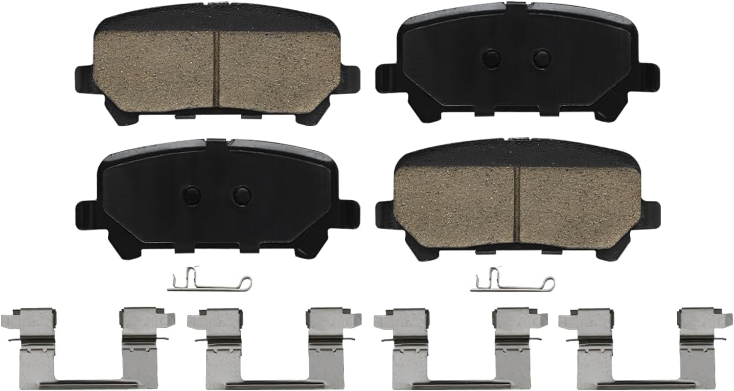 Detroit Axle - Brake Rotors for 2015-2020 Chevrolet Colorado GMC Canyon, Disc Brake Rotors Ceramic Brake Pads 2016 2017 2018 2019 Replacement : 12.20