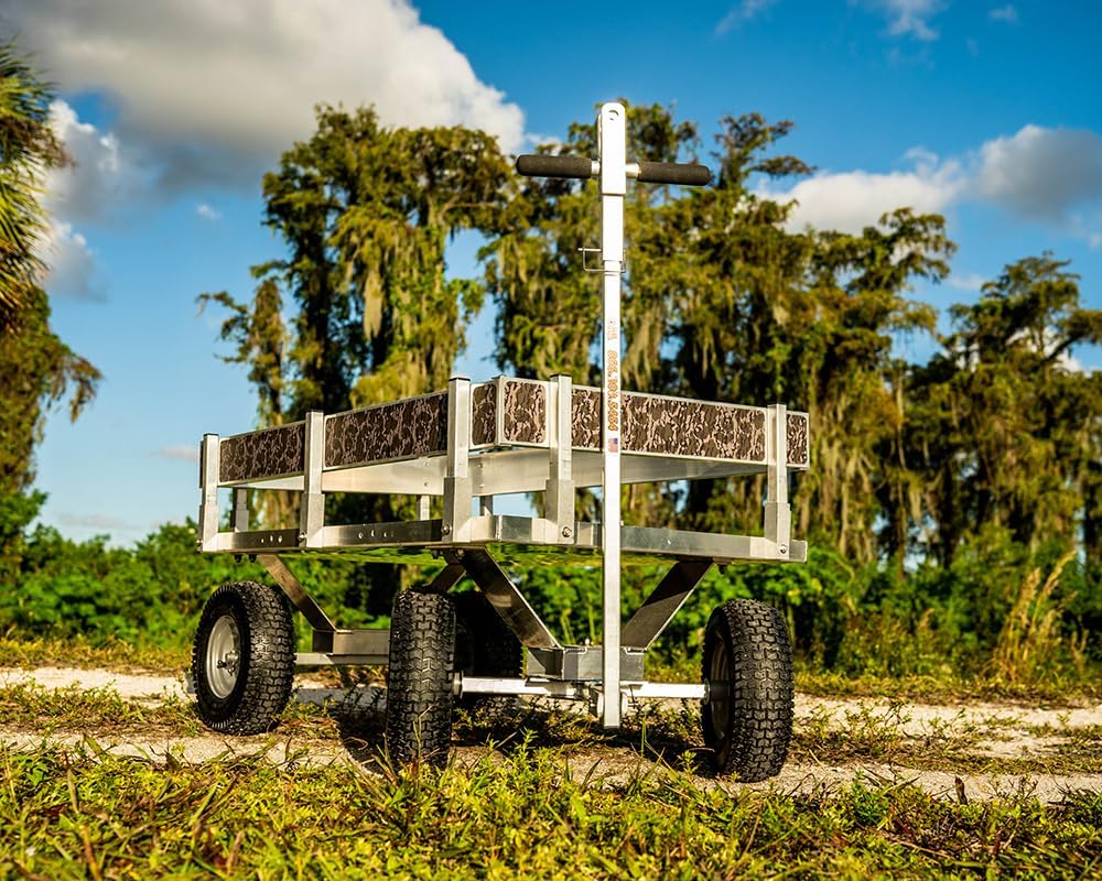Country Kahuna All Terrain Wagon-Solid Aluminum Construction, Large Turf Tires, Clevis, Made in The USA!