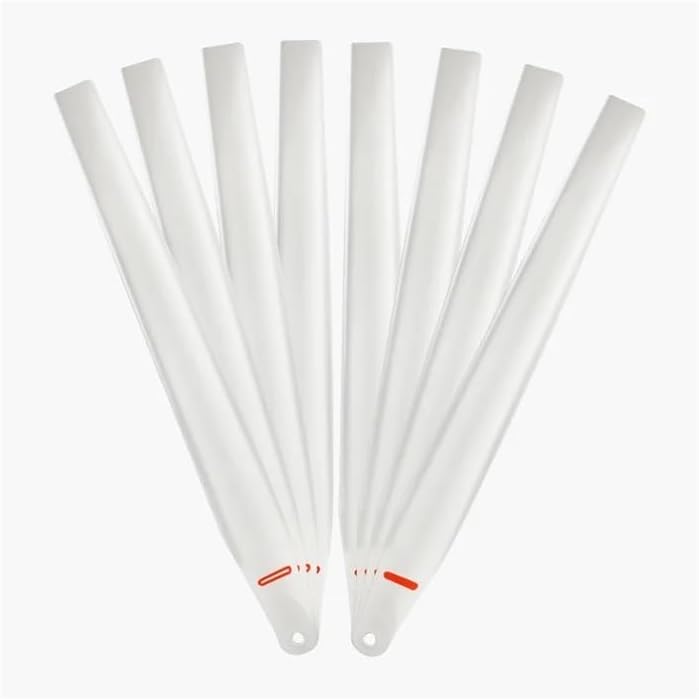 OPTRWNH 5627 White 6-Blade Propellers Resistant Rotors for T60 Agricultural Drones(T60 CCW)