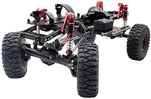 KYX Racing 313mm Wheelbase Two-Speed Portal Axle Edition Metal Chassis Frame Upgrade Crawler Kit for RC Crawler Car Axial SCX10 II 90046