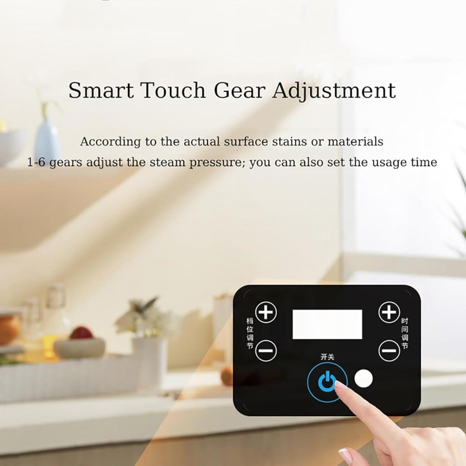 KANGJIEM Handheld high Temperature Touch Screen Cleaner 3500W, high Pressure steam Cleaner, Handheld steam Cleaner