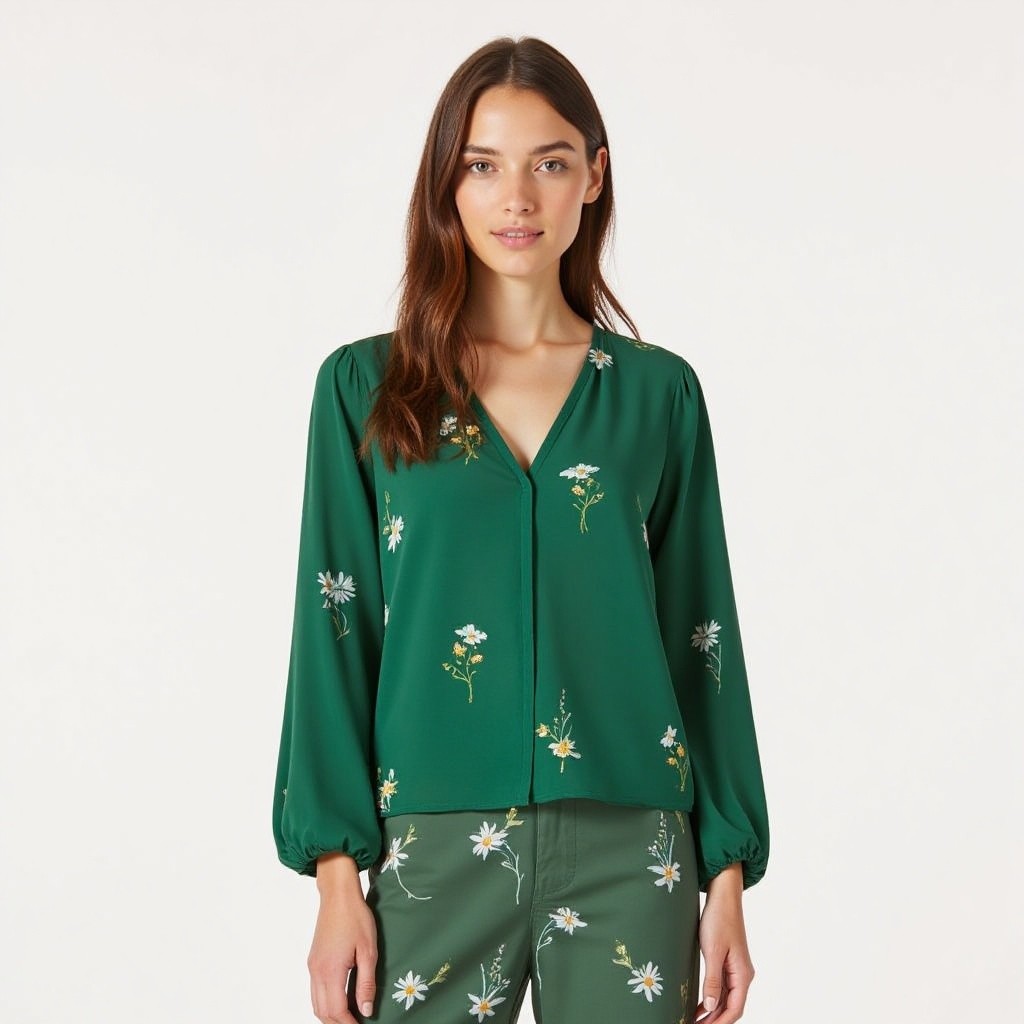 The Lily Blouse // Fern