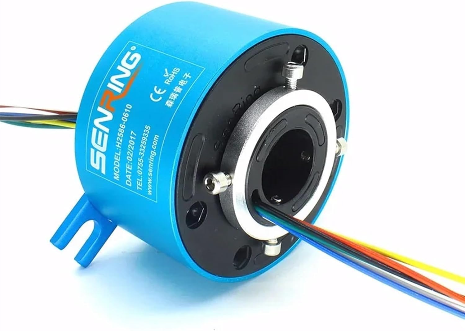 1PCS Through Hole Slip Ring 2/6/12/18/24 Channels 2A/5A/10A Current Slipring Hollow Rotate Connector Hole 8-100mm Conductive Rings(20X56mm 6CH 10A)