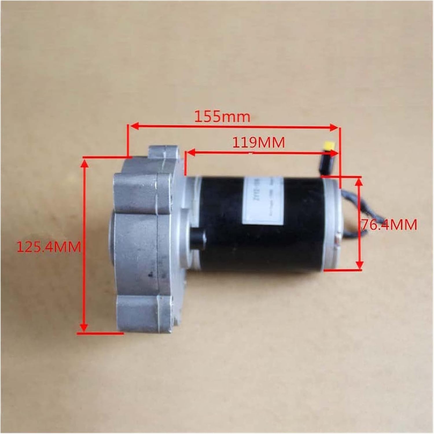 Electric Small Motor 150W DC 12V 181RPM Worm Gear Motor High Torque High Power Gear Box Electric Gear Motor Gear Motor DIY