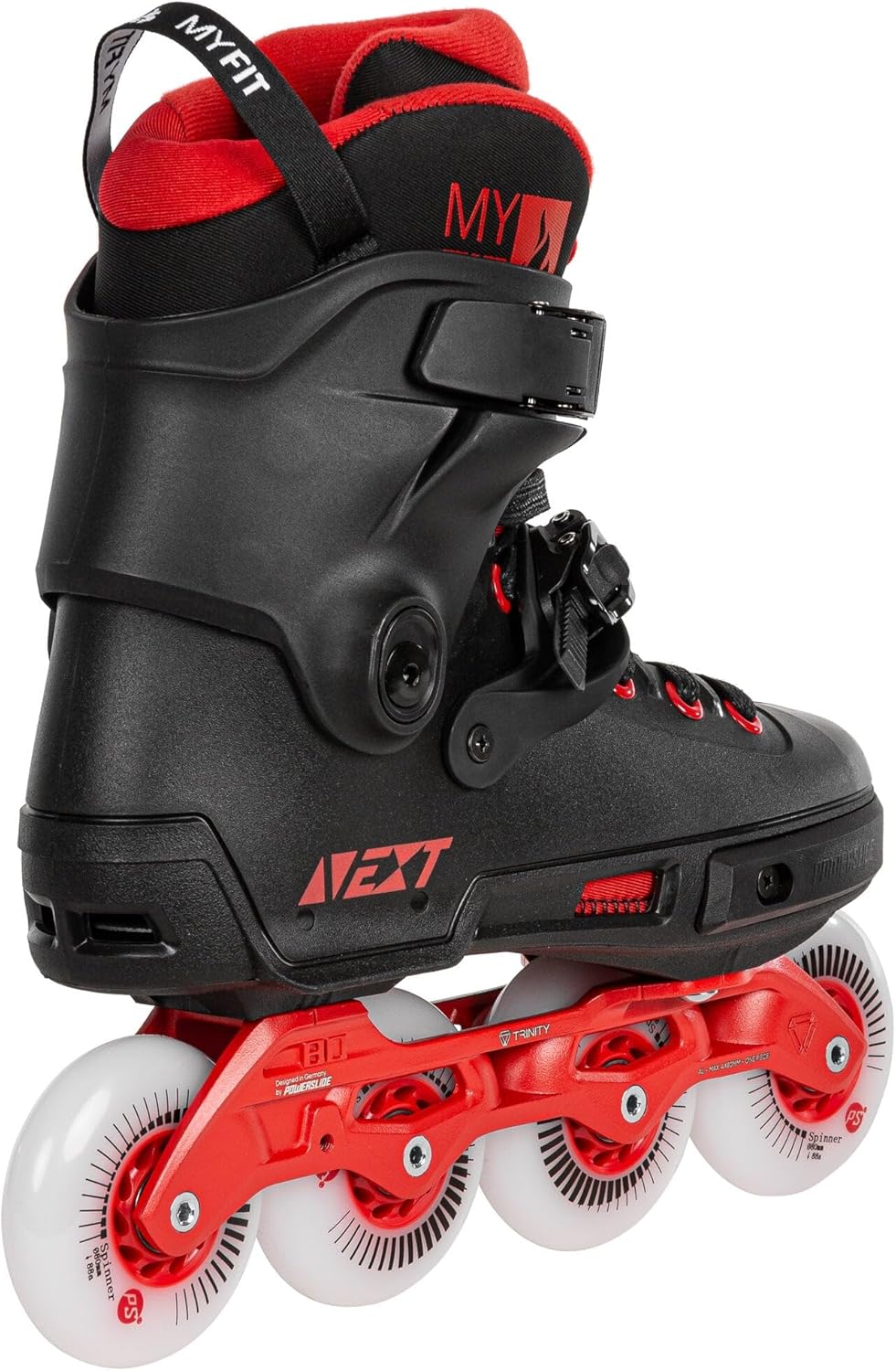 Powerslide Next 80 Skates - Black/Red