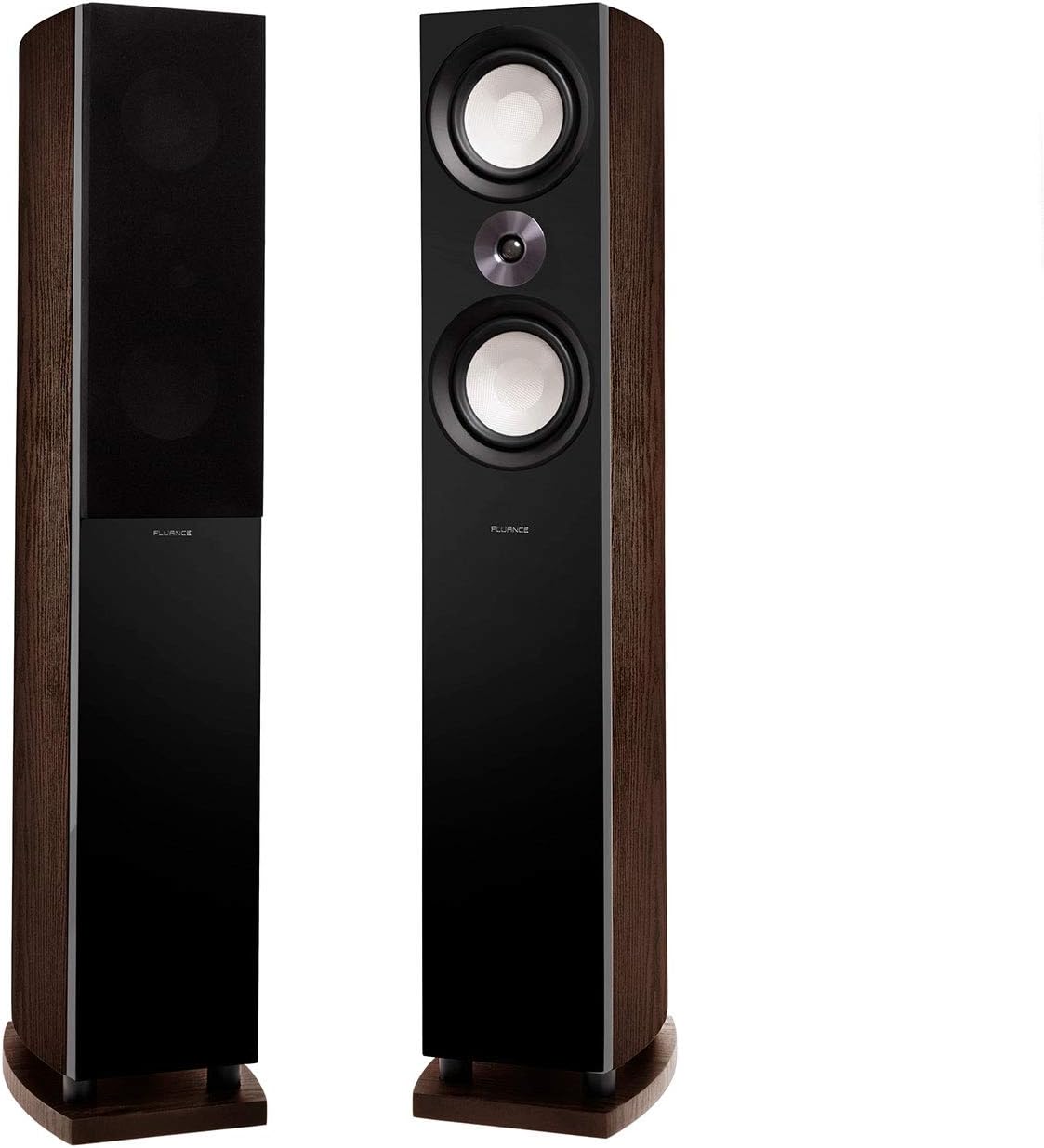 Fluance Reference Surround Sound Home Theater 5.1 Channel Speaker System Including 3-Way Floorstanding Towers, Center Channel, Bookshelf Surrounds and DB10 Subwoofer - Natural Walnut (X851WR)